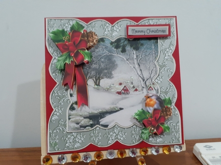 Holly and robin 7x7 by Diane Carbis