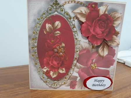 The Framed Royale Roses by Diane Carbis