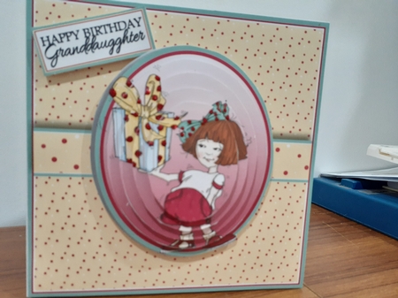 8x8 A Sassy Birthday Mini Oval Pyramage Kit - x4 A4 Sheets  by Diane Carbis
