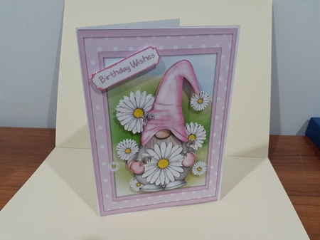 Gorgeous Lilac  Daisy Gnome  by Diane Carbis