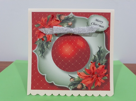 The Gold Diamante Bauble 3 8x8 by Diane Carbis