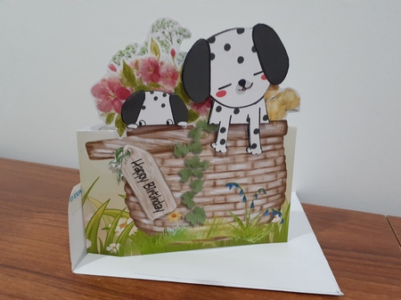 A basket of puppies by Diane Carbis