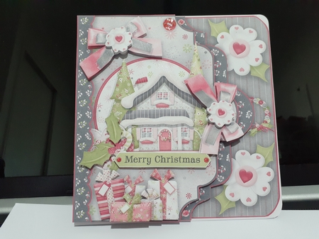Its Christmas  Pocket Effect Layered Card Kit  #3 by Diane Carbis