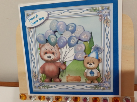 Have a Super Day 1, Blue by Diane Carbis