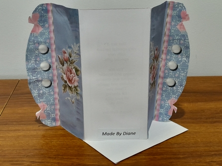Happy Birthday Gate Fold Friend by Diane Carbis