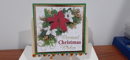 8x8 Warmest Christmas wishes mini kit by Diane Carbis