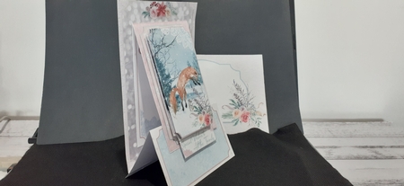 Tales of Winter 4 - Upright Z-fold Card Mini Kit by Diane Carbis