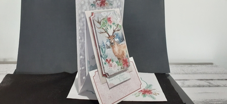 Tales of Winter 5 - Upright Z-fold Card Mini Kit by Diane Carbis