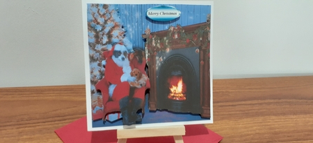 doggie Santa  by Diane Carbis