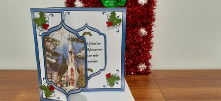 Fold back Vintage church by Diane Carbis