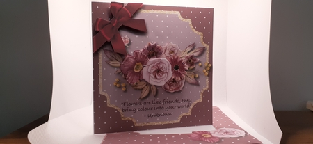 Flowers are like Friends -  Flower Quote cards by Diane Carbis