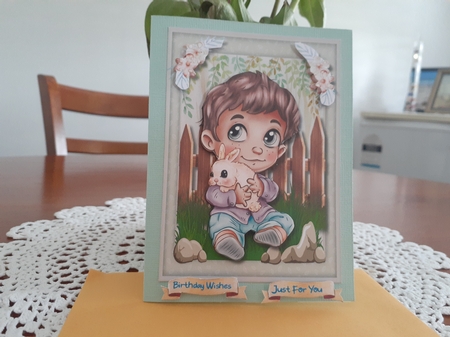 My Bunny Friend A5 by Diane Carbis