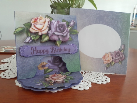 Summer Bouquet - Multi Occasions Flap Fold Card by Diane Carbis