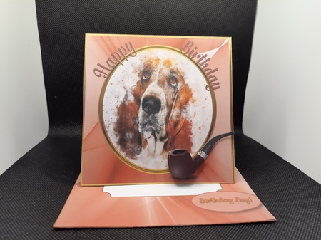 Hound Dog - Tent Card by Diane Carbis
