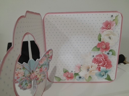 Pretty Posy - Butterfly Pendant Card Mini Kit by Diane Carbis