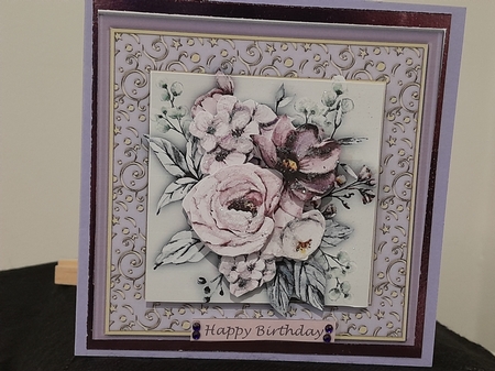 7x7 Mini Kit, Beautiful Llac Blossom  by Diane Carbis