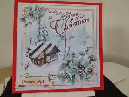 8x8 The Christmas Cabin  by Diane Carbis