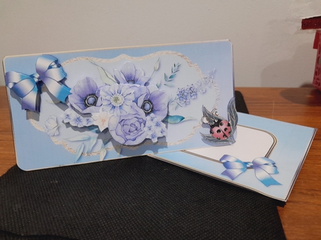 Purple Bouquet - Multi Occasions - Blank Card by Diane Carbis