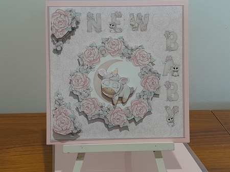 New Baby Unicorn & Roses by Diane Carbis