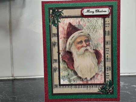 Christmas Santa  by Diane Carbis