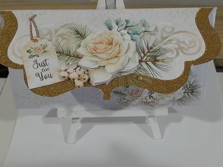 Christmas Roses Gift Voucher- 2 by Diane Carbis
