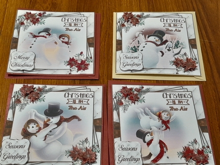 Christmas Is In The Air 6X6 Topper Kit #1 by Diane Carbis