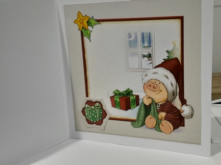 Pigs in Blankets Pumpkin Christmas 4 Sheet Mini Kit by Diane Carbis