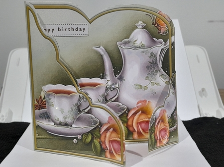 Wrap Around Gatefold Tea For One Mini Kit #4 by Diane Carbis