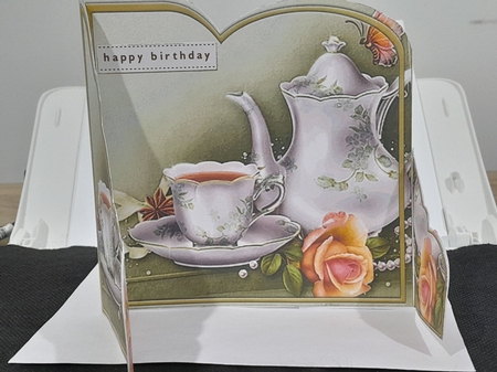 Wrap Around Gatefold Tea For One Mini Kit #4 by Diane Carbis