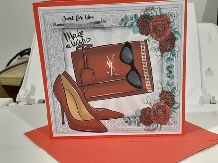 8X8 Quick Card , Make a Wish 2 by Diane Carbis