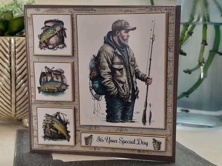 Fishing - Special Day - Card One by Diane Carbis