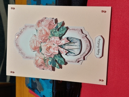 Panel Roses Bouquet Mini Kit by Diane Carbis