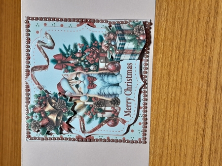 6x6 Christmas cats choice of four mini kit by Diane Carbis