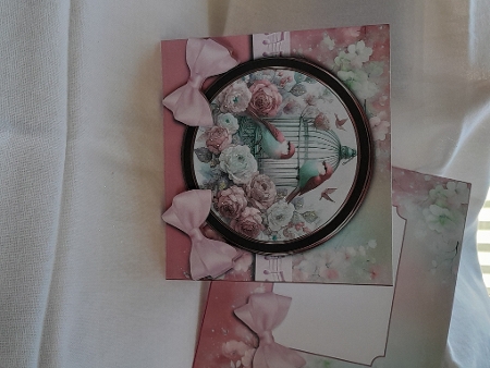 Little Bird 2 - Tent Card - Blank Card by Diane Carbis