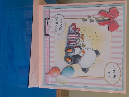 Panda card no 6 by Diane Carbis