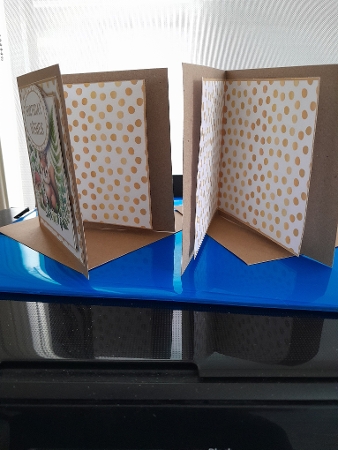 Childrens Woodland Birthday cards. Pack of two with envelope JPEGS by Diane Carbis