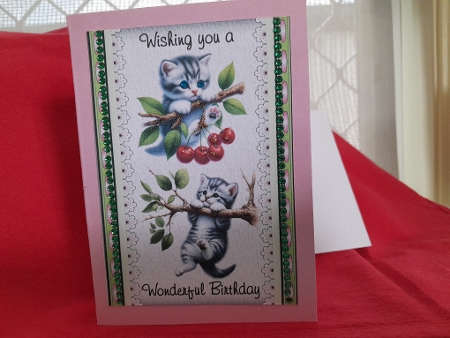 Matching insert sheet for the design sheet - Kitties Galore 1 by Diane Carbis