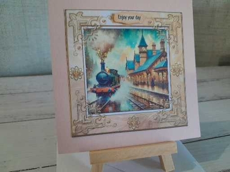THE TRAIN NOW ARRIVING 2 by Diane Carbis