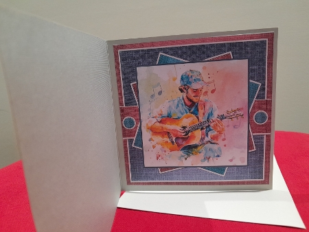 Male Guitarist by Diane Carbis