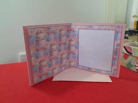 Happy 1st Birthday Little Girl - 6x6 Insert by Diane Carbis