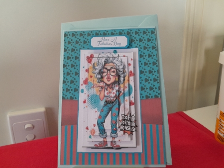 Too Fab For Your Nonsense Card 7x5 Pyramid by Diane Carbis