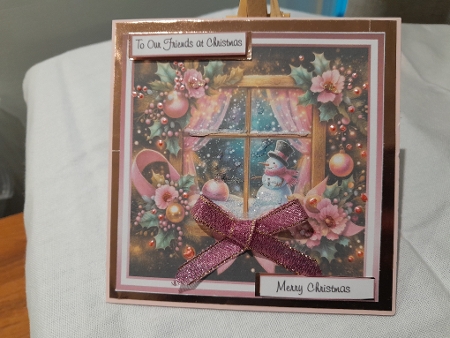 2 pink christmas by Diane Carbis