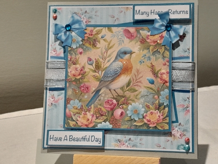 Blue Bird Serenade Mini Kit 7x7 by Diane Carbis