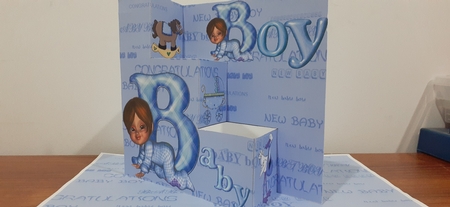 3 Step New Baby Boy by Diane Carbis