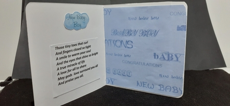 New Baby Boy Paper by Diane Carbis