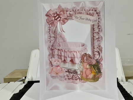 Pink for a Sweet Baby Girl, Gatefold by Diane Carbis