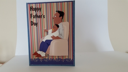 Father's Day Decoupage 2 by Diane Carbis
