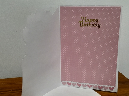 Happy Birthday Special Friend Diagonal Quick Cut & Fold Card by Diane Carbis