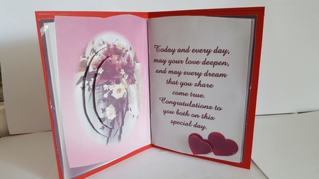 Wedding Book Card by Diane Carbis
