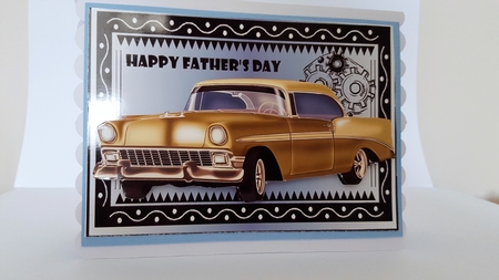 50s Car - Father's Day 3 by Diane Carbis